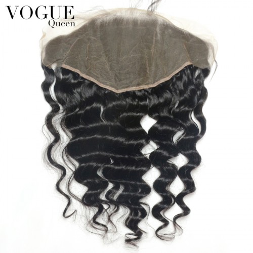 13x6 Brazilian Loose Wave Lace Frontal Closure,Unprocessed Virgin Human Hair 
